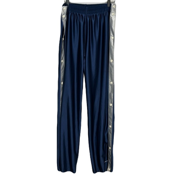 Vintage 90s Nike Large Snap Side Tear Away Basketball Pants Athletic Workout Gym - Picture 1 of 6